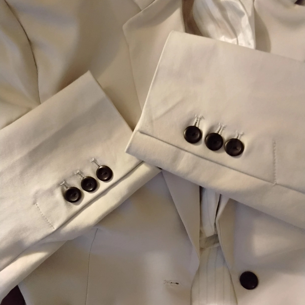 Philosophy Cream Single-Button Blazer - Picture 7 of 13